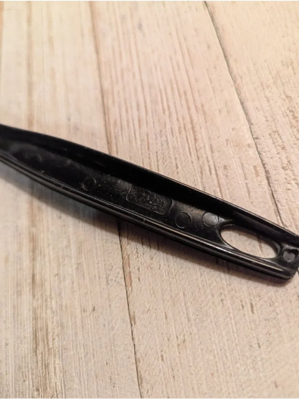 Vintage Foley #2 Black Nylon Plastic Solid Spoon 11